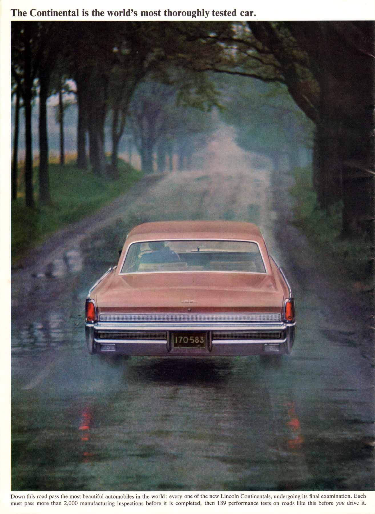 1964 Lincoln Continental Brochure Page 14